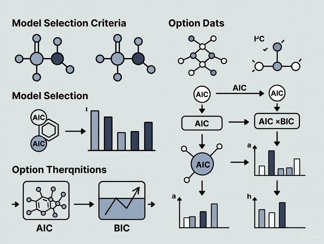 AIC vs BIC: A Researcher's Guide to Optimal Model Selection in Drug Development