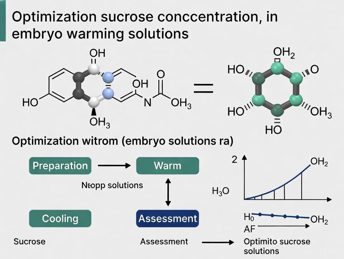 Optimizing Sucrose in Embryo Warming: From Foundational Science to Clinical Protocols