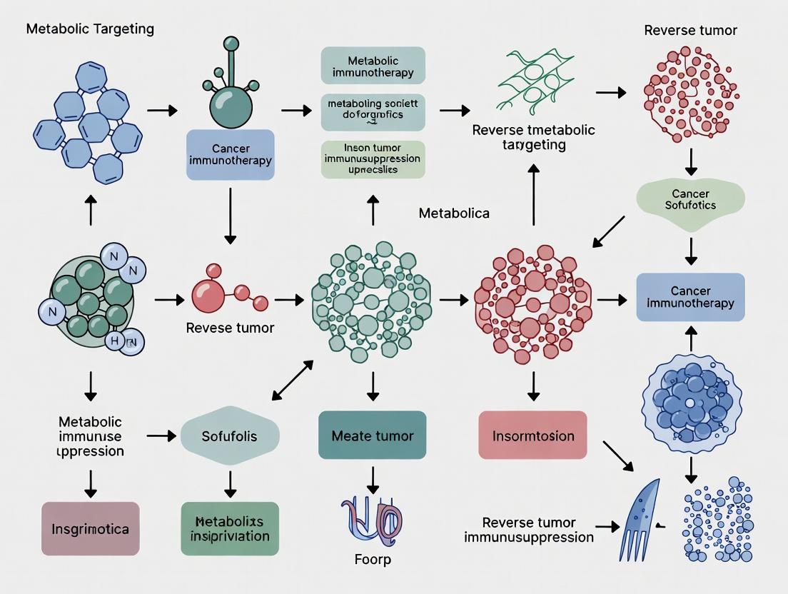 Metabolic Targeting in Cancer Immunotherapy: Strategies to Disrupt the Immunosuppressive Tumor Microenvironment