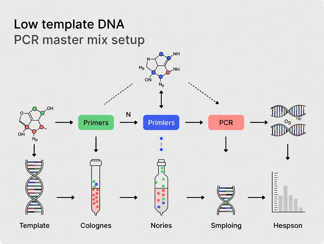 Mastering Low Template DNA PCR: Setup, Optimization, and Validation Strategies for Forensic and Clinical Research