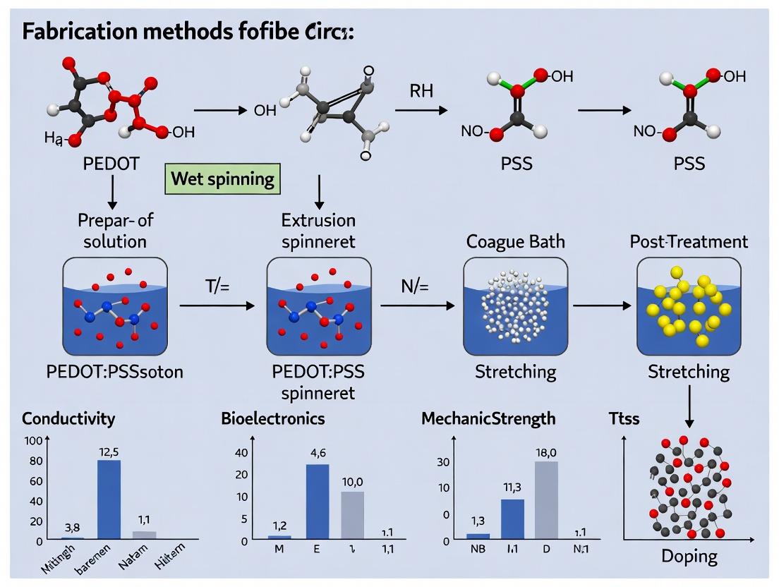Wet Spinning PEDOT:PSS Fibers: A Comprehensive Guide to Fabrication Methods, Optimization, and Biomedical Applications