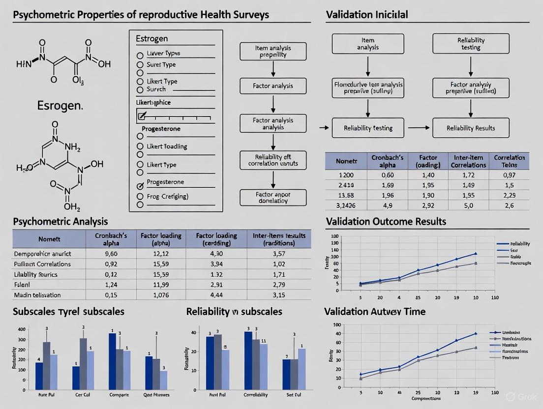 Measuring What Matters: A Guide to the Psychometric Properties of Reproductive Health Surveys