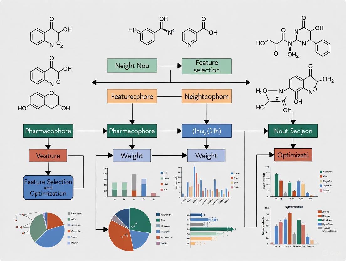 Advanced Strategies for Pharmacophore Feature Selection and Weight Optimization in Modern Drug Discovery