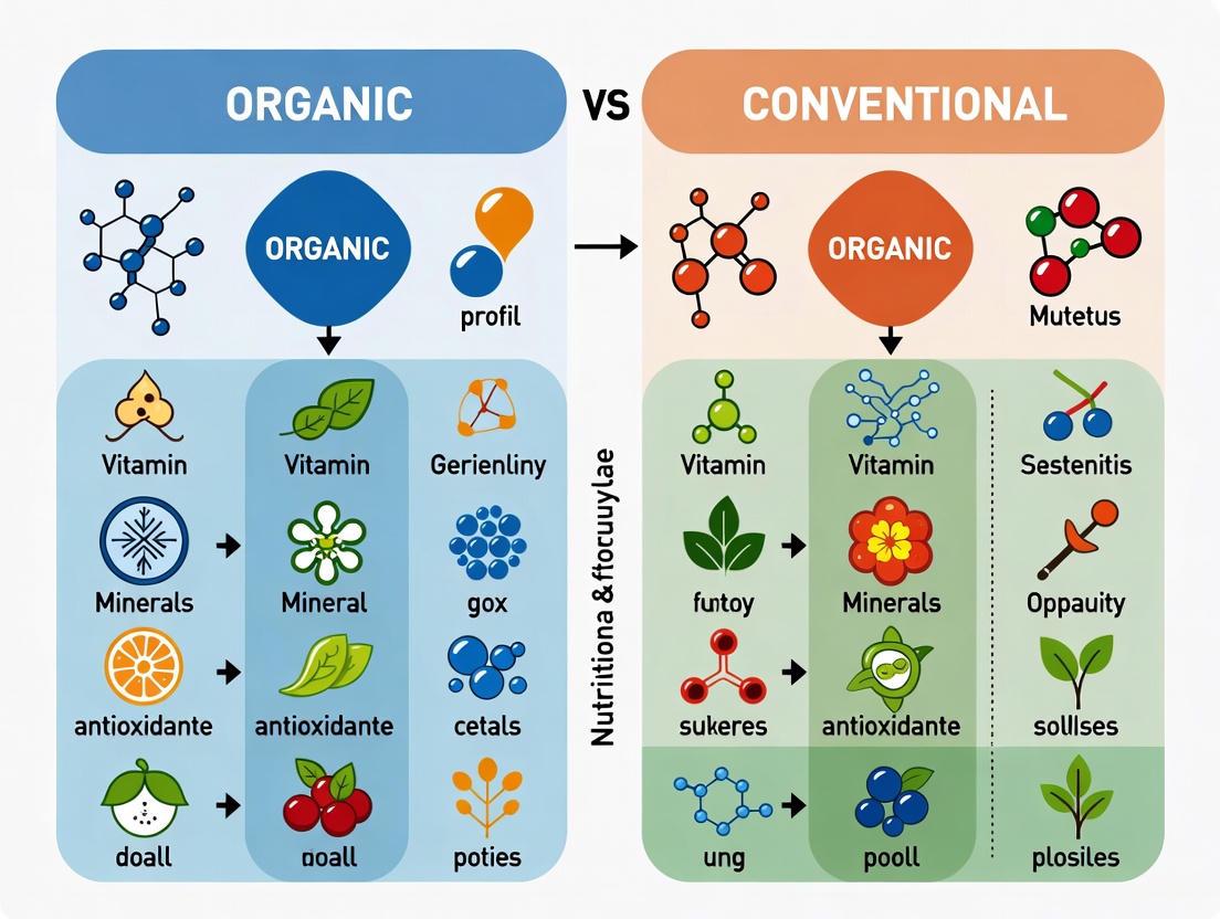 Organic vs. Conventional Food: A Scientific Analysis of Nutritional Quality for Health Research