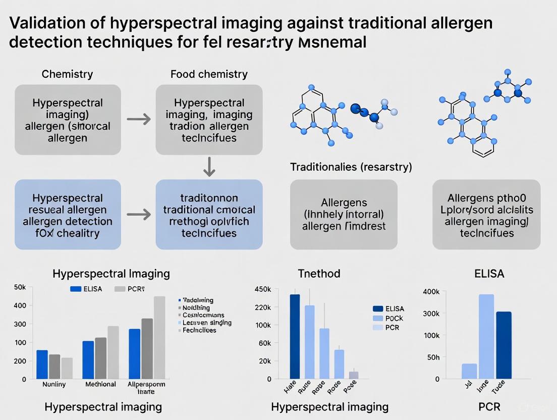 Hyperspectral Imaging for Allergen Detection: A Non-Destructive Validation Against Traditional Techniques