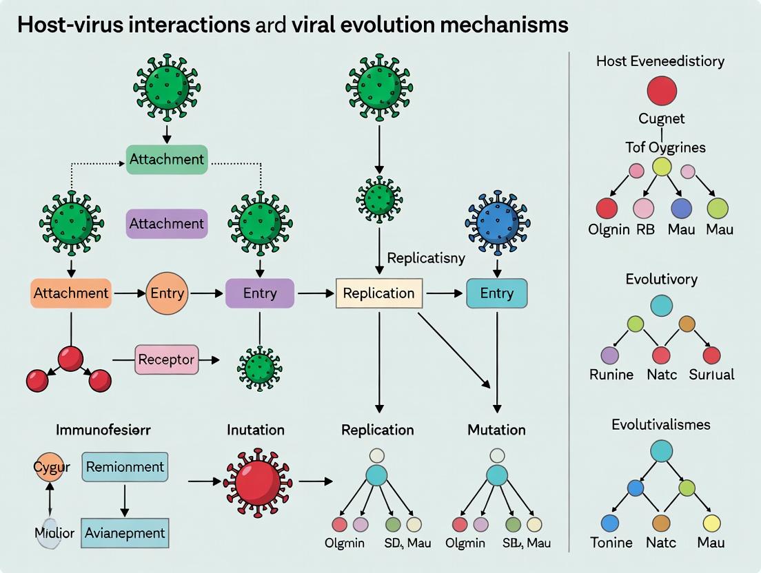 Decoding the Arms Race: Molecular Mechanisms of Host-Virus Interactions and Viral Evolutionary Escape