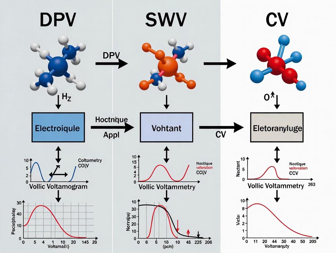 DPV vs SWV vs CV: A Sensitivity Comparison Guide for Biomedical Research and Drug Development