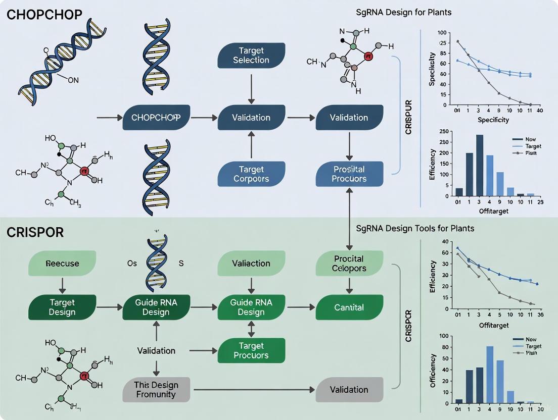 Optimizing Plant Genome Editing: A Comprehensive Guide to CHOPCHOP and CRISPOR for sgRNA Design