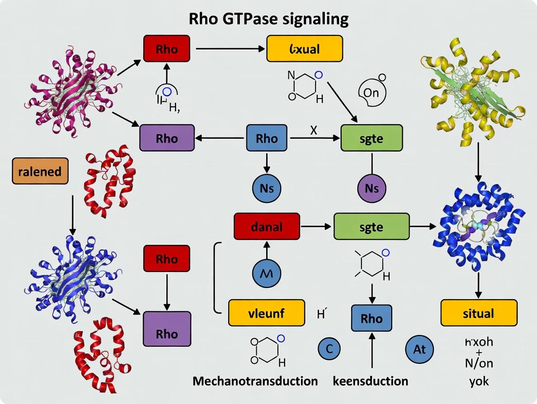 The Dynamic Link: How Rho GTPase Signaling Drives Cytoskeletal Remodeling and Cellular Mechanotransduction in Health and Disease