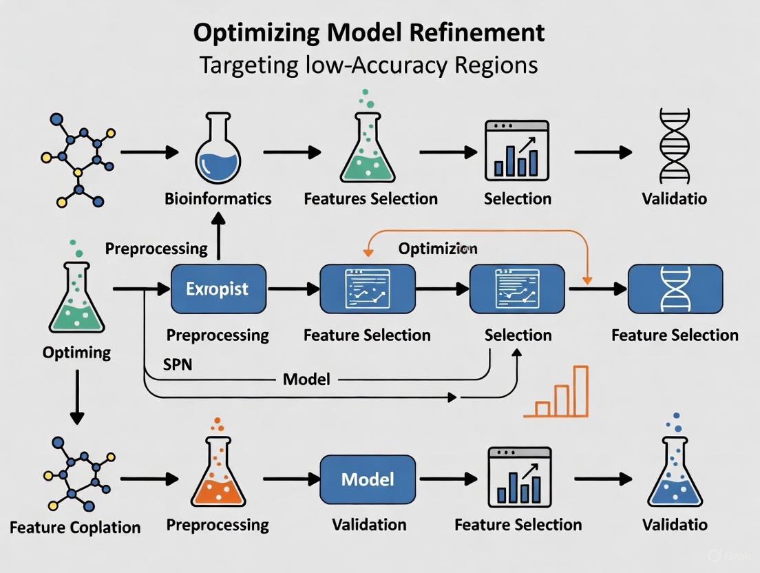 Beyond Trial and Error: Advanced Strategies for Optimizing Model Refinement of Low-Accuracy Targets