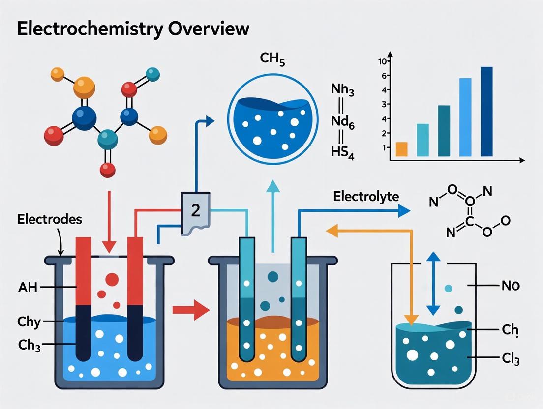 Electrochemistry for Biomedical Research: Foundations, Methods, and Advanced Applications in Drug Development