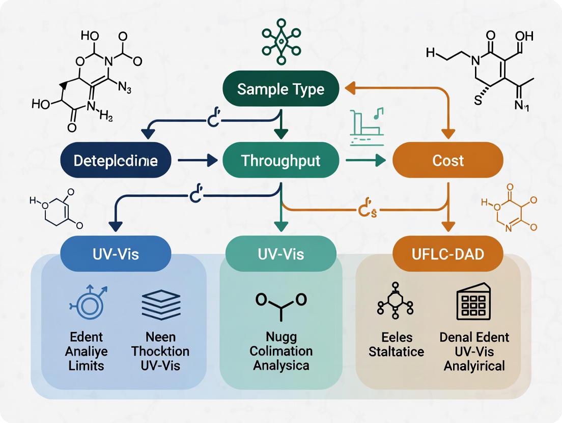 UV-Vis vs. UFLC-DAD: A Strategic Guide for Selecting the Right Analytical Technique in Drug Development