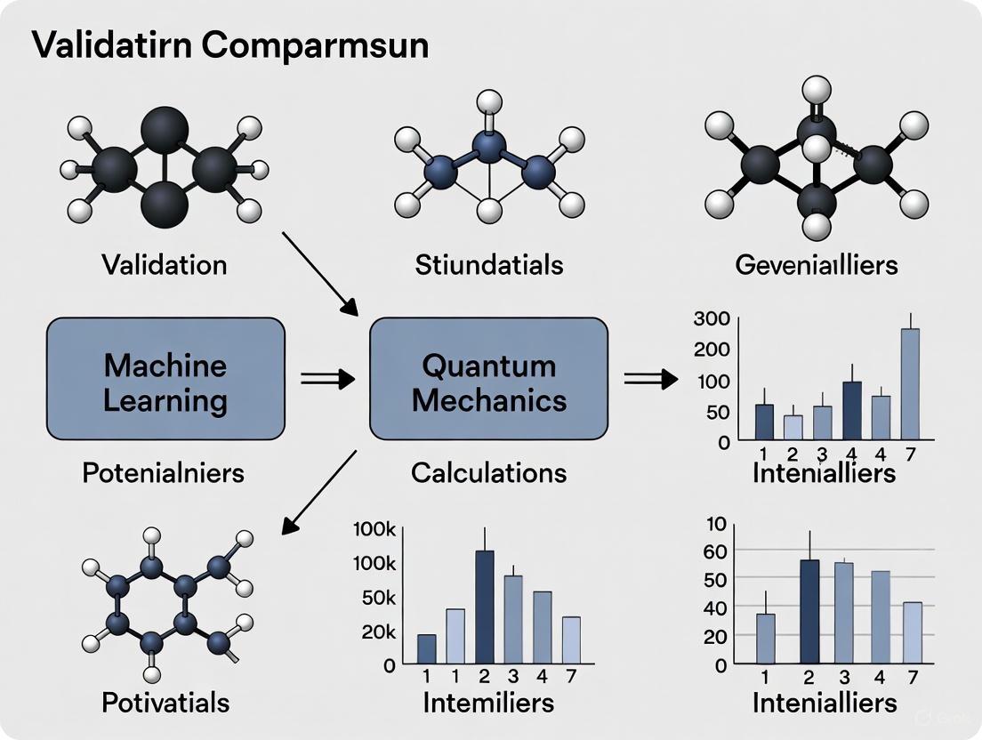 Validating Machine Learning Potentials Against Quantum Calculations: A Guide for Biomedical Research