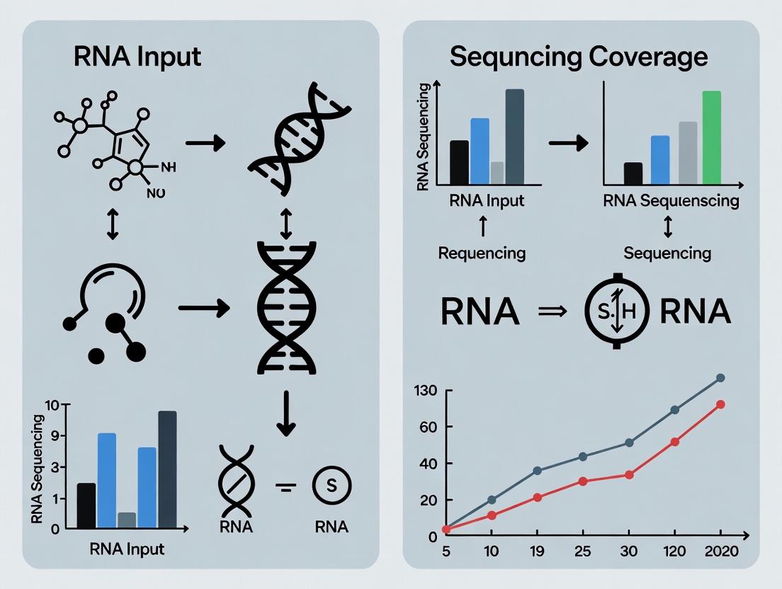 RNA Input and Sequencing Coverage: A Complete Guide for Accurate Transcriptome Analysis in Biomedical Research