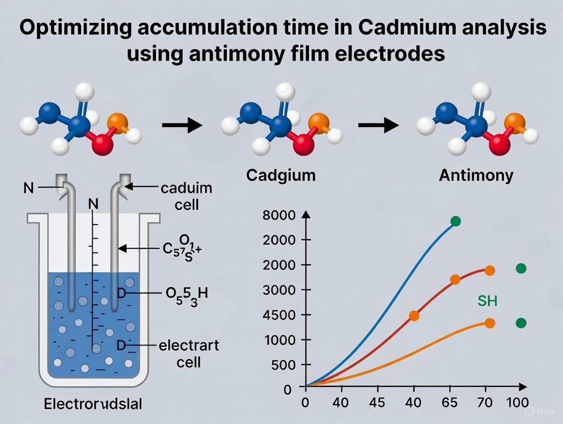 Optimizing Accumulation Time for Cadmium Analysis: A Comprehensive Guide to Antimony Film Electrode Performance