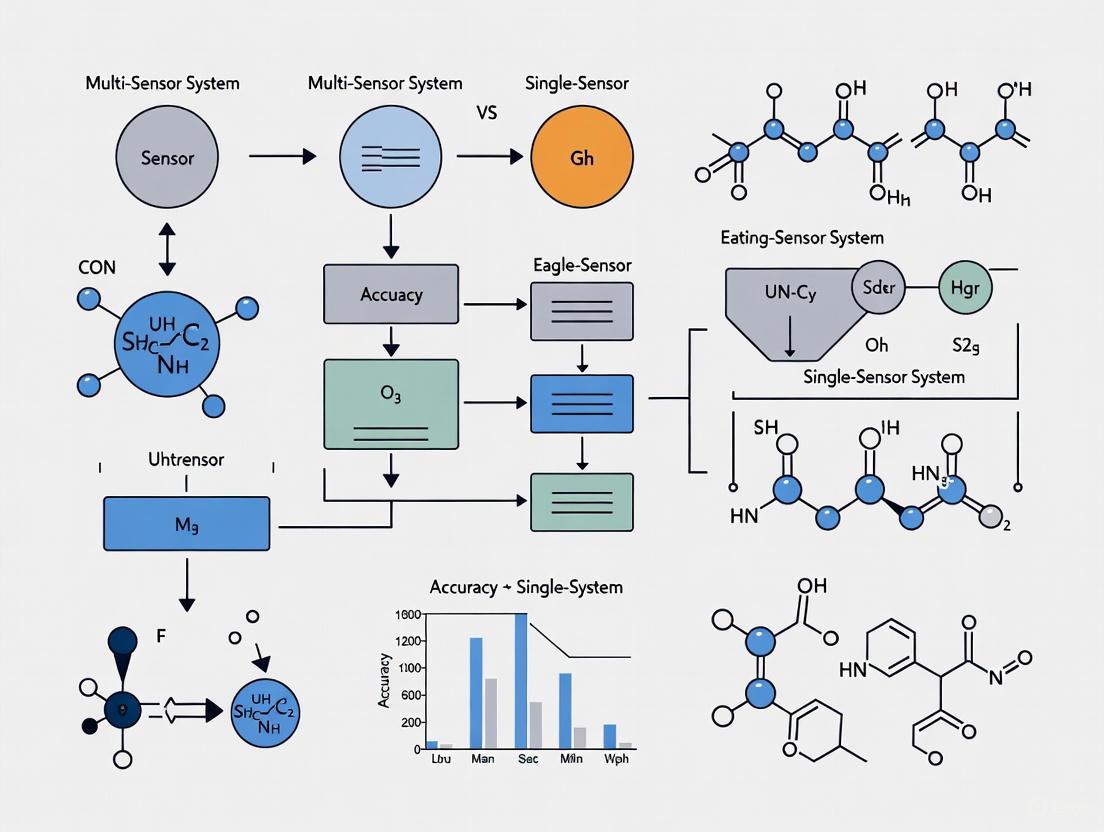 Multi-Sensor vs. Single-Sensor Eating Detection: A Comprehensive Review of Accuracy and Applications in Biomedical Research