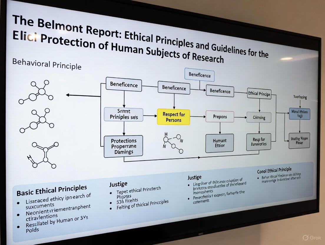 The Belmont Report: Applying Ethical Principles to Modern Behavioral Research