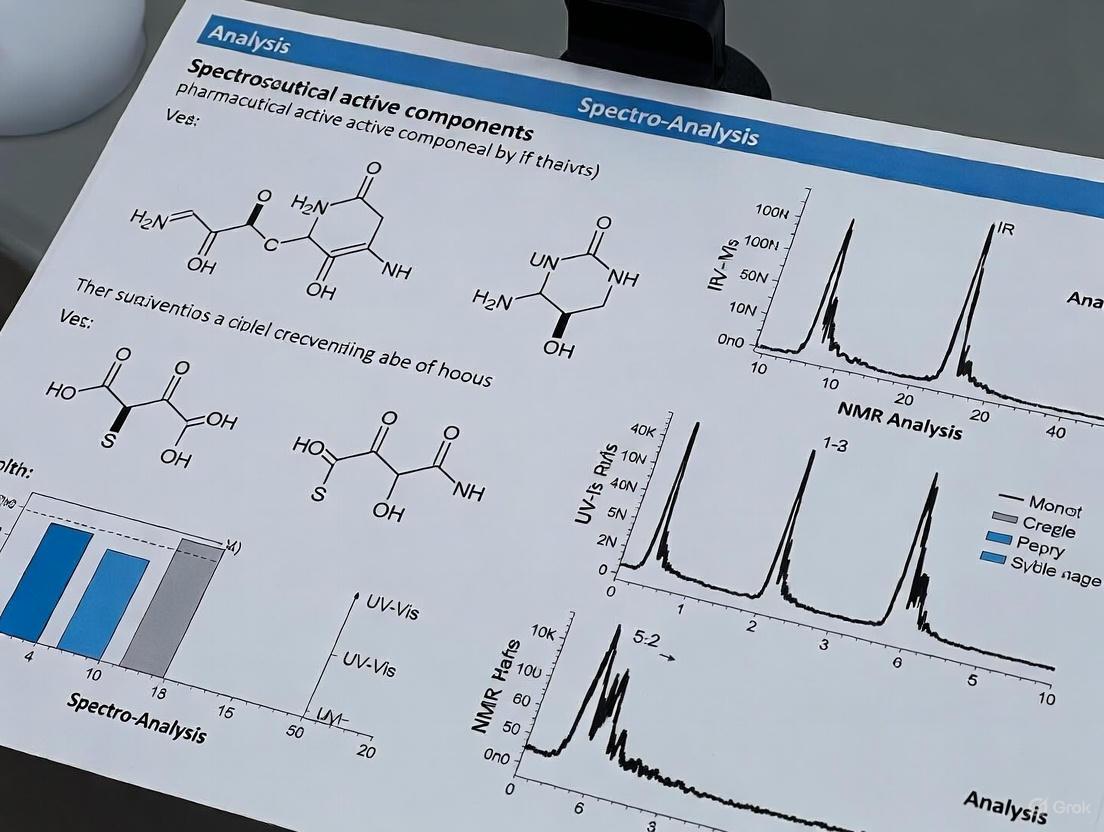Spectroscopic Analysis of Pharmaceutical Active Components: Techniques, Applications, and 2025 Trends