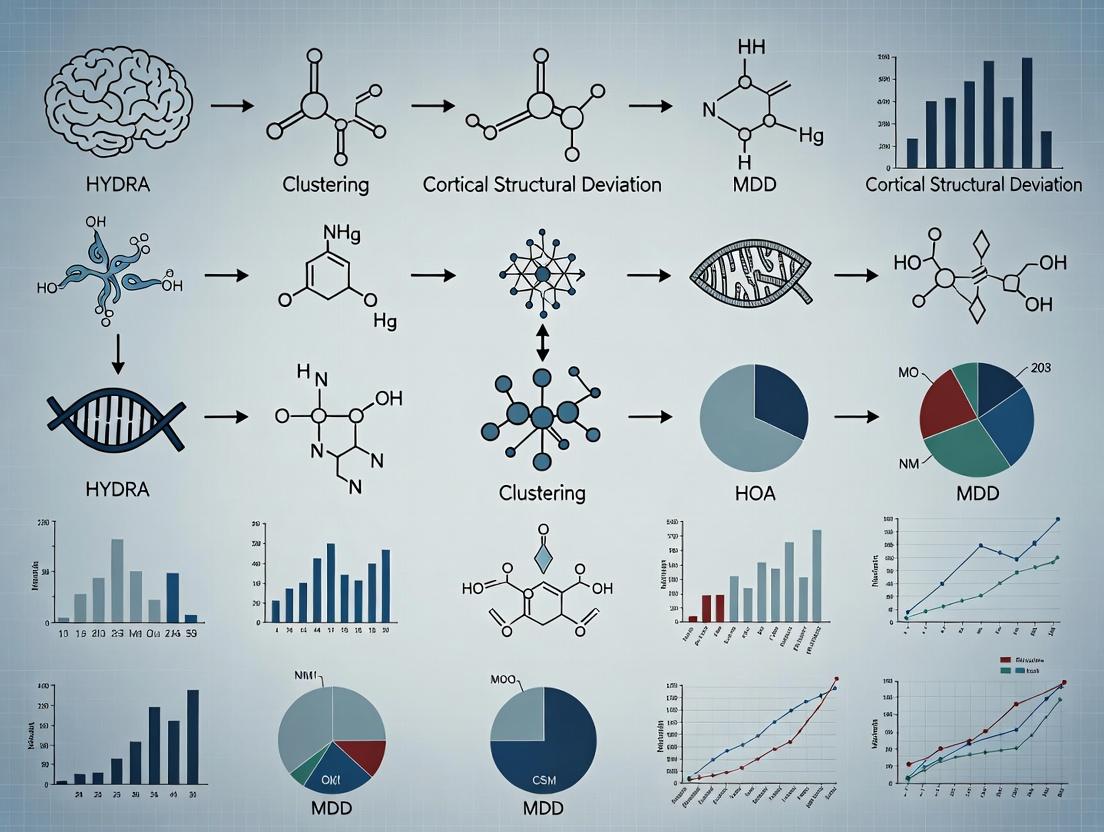 Decoding Brain Heterogeneity: How HYDRA Clustering Maps Cortical Structural Deviations in Major Depressive Disorder