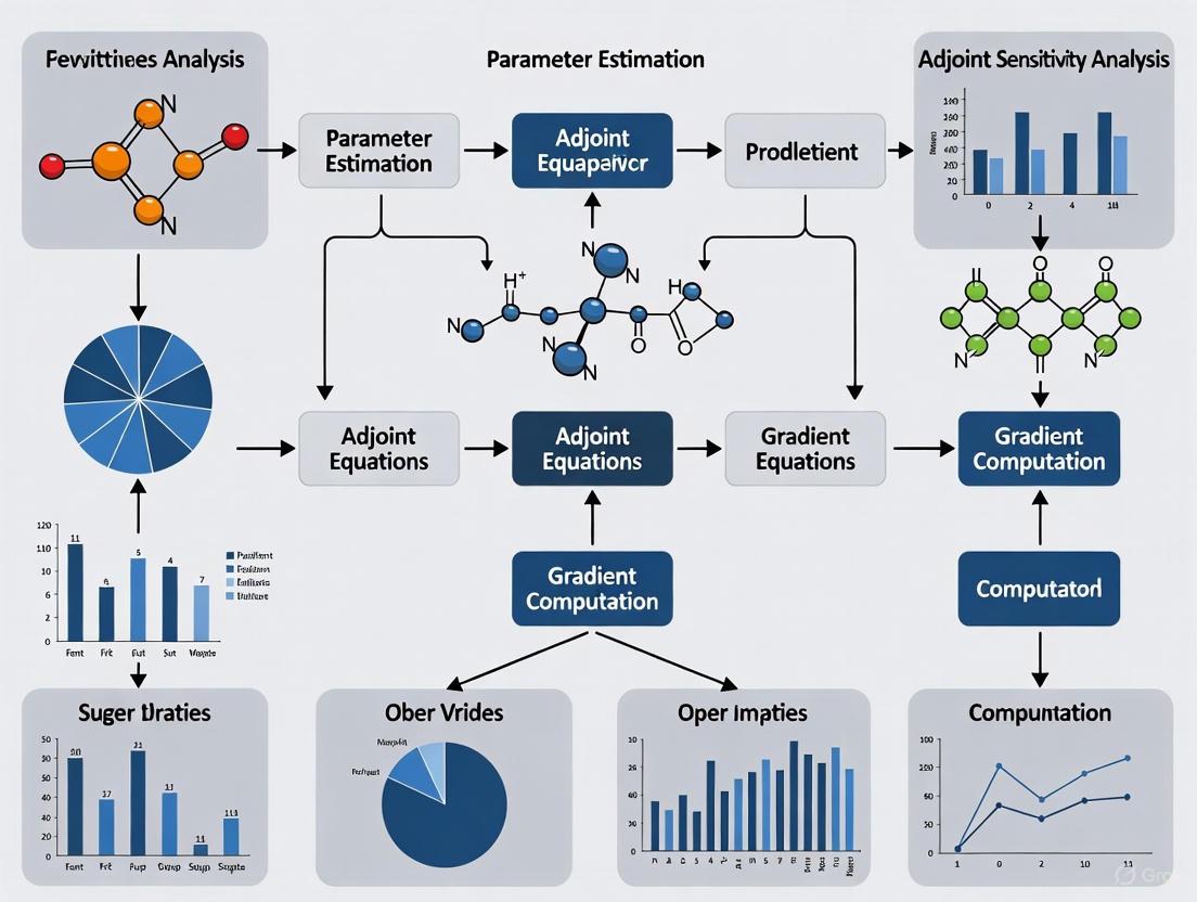 Adjoint Sensitivity Analysis for Large Biological Models: Advanced Methods for Efficient Parameter Estimation and Uncertainty Quantification