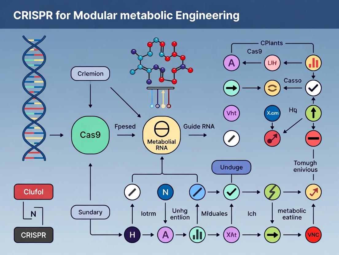 CRISPR-Driven Modular Metabolic Engineering: Designing Cellular Factories for Precision Therapeutics and Biomanufacturing