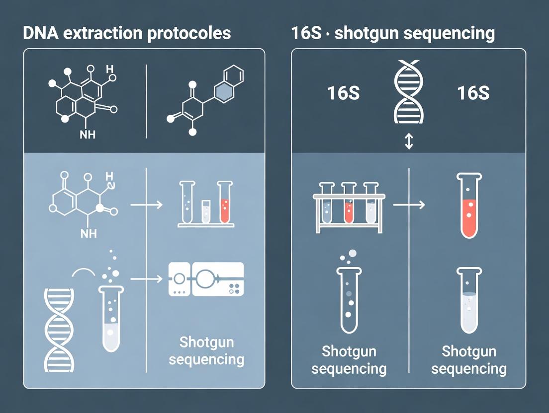 Extracting Microbial Truth: A Complete Guide to DNA Protocols for 16S vs. Shotgun Metagenomic Sequencing
