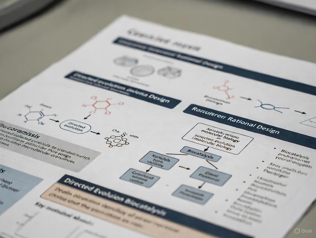 Directed Evolution vs. Rational Design: A Strategic Guide for Protein Engineering in Drug Development