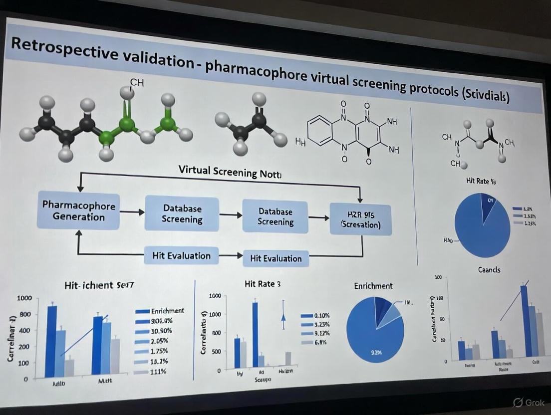 Retrospective Validation of Pharmacophore Virtual Screening: Protocols, Performance, and Best Practices for Drug Discovery