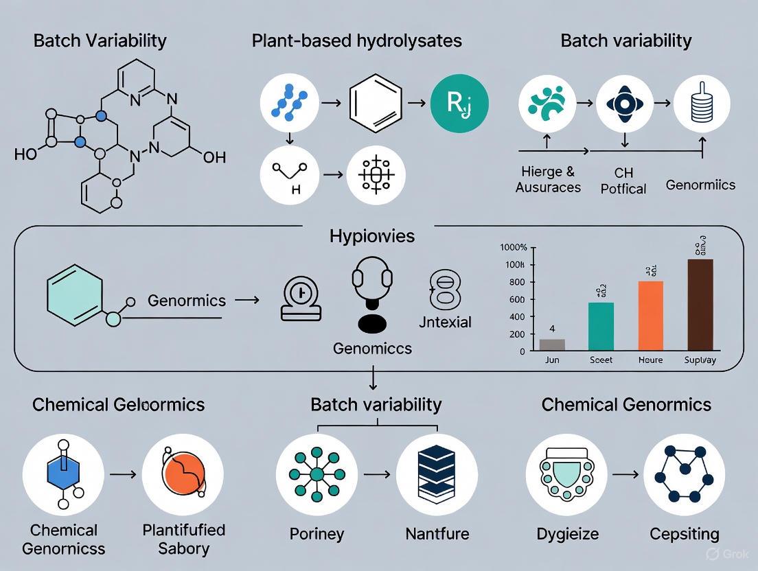 Managing Batch Variability in Plant-Based Hydrolysates: Strategies for Consistent Performance in Biomedical Applications