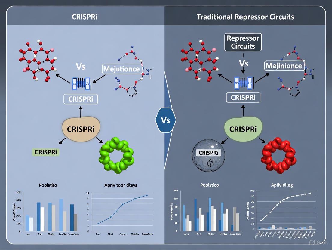 CRISPRi vs. Traditional Repressor Circuits: A Comprehensive Guide for Modern Genetic Research and Drug Discovery