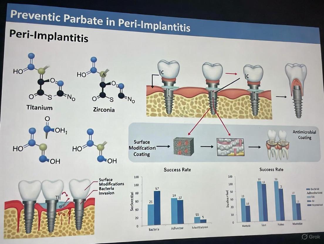 Strategic Approaches to Peri-Implantitis Prevention: From Microbial Pathogenesis to Advanced Biomaterials