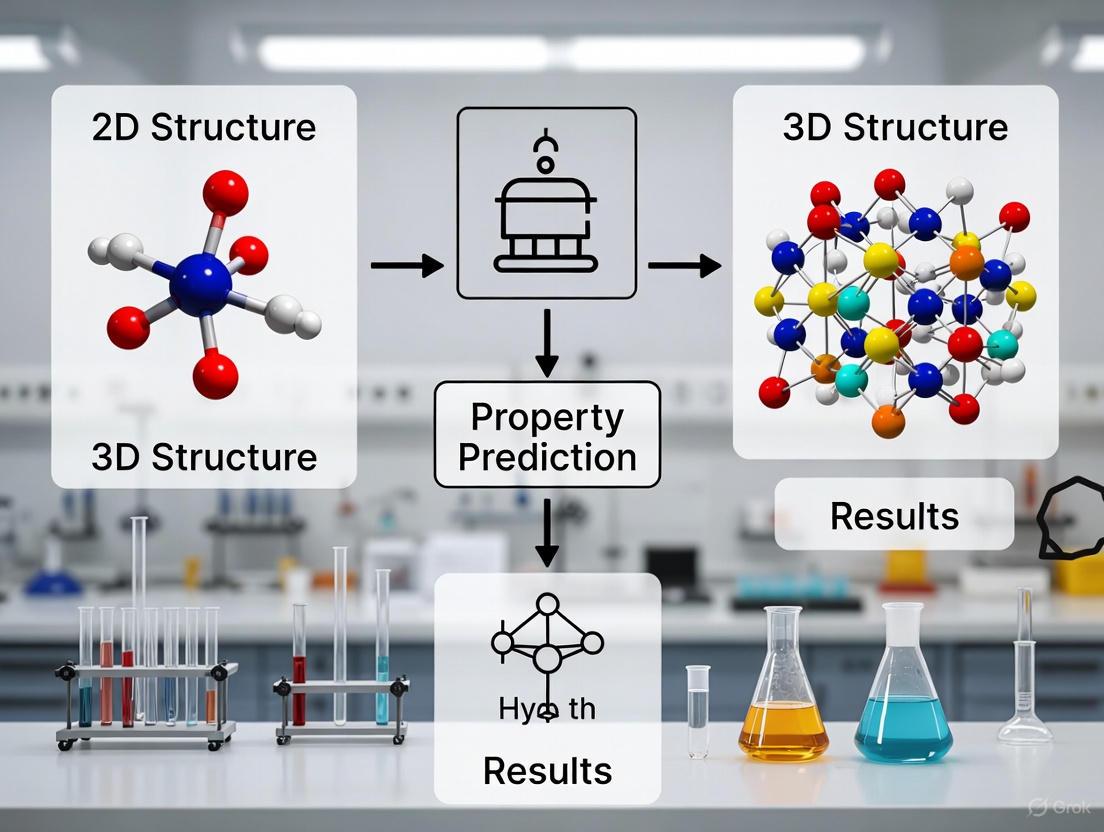 2D vs 3D Molecular Representations: A Comparative Guide for Predictive Modeling in Drug Discovery