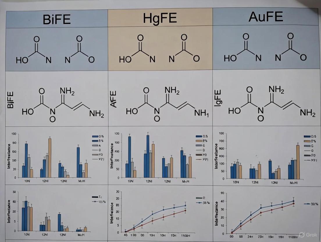 Interference Resistance Showdown: A Comparative Analysis of Bismuth, Mercury, and Gold Film Electrodes for Advanced Electrochemical Biosensing