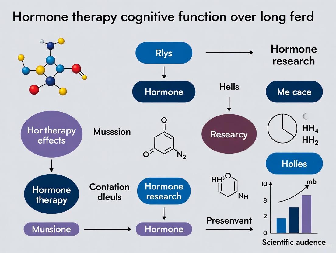 Long-Term Cognitive Effects of Menopausal Hormone Therapy: A Critical Analysis for Research and Drug Development