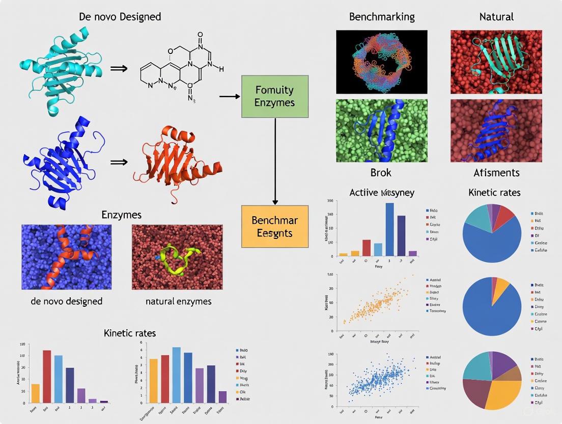 Benchmarking De Novo Designed Enzymes: Evaluating AI-Generated Proteins Against Natural Counterparts