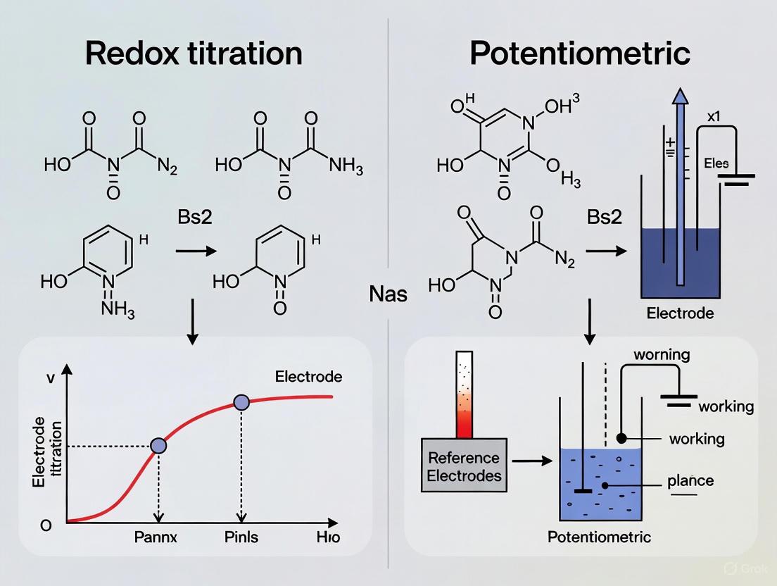 Redox Titration vs. Potentiometric Methods: A Comprehensive Guide for Pharmaceutical Analysis