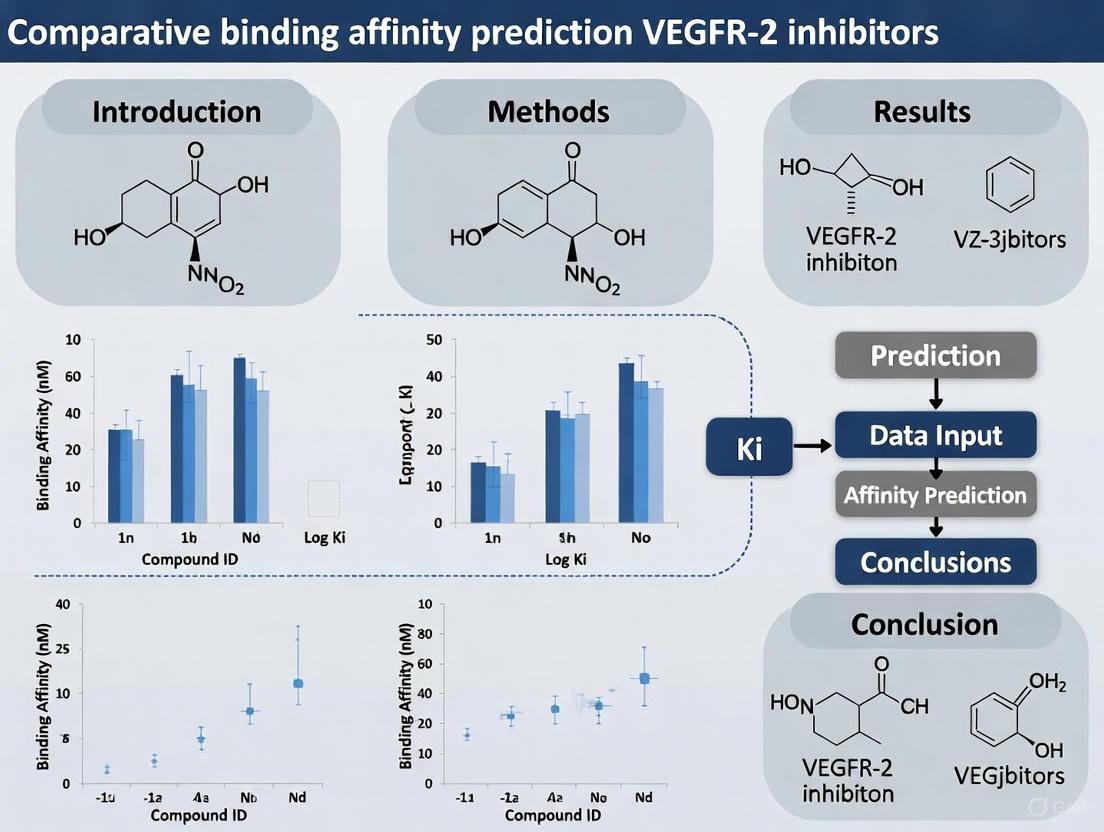 Comparative Binding Affinity Prediction for VEGFR-2 Inhibitors: Integrating Computational Models and Experimental Validation