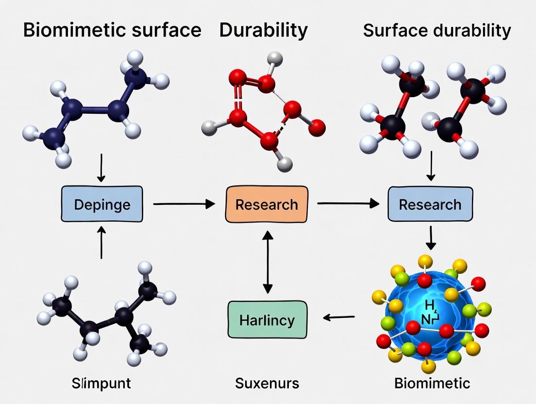 Optimizing Biomimetic Surface Durability: From Natural Blueprints to Robust Clinical Applications