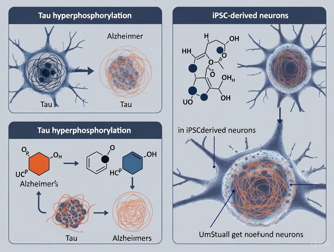Modeling Tau Hyperphosphorylation in Human iPSC-Derived Neurons: From Mechanisms to Therapeutic Discovery