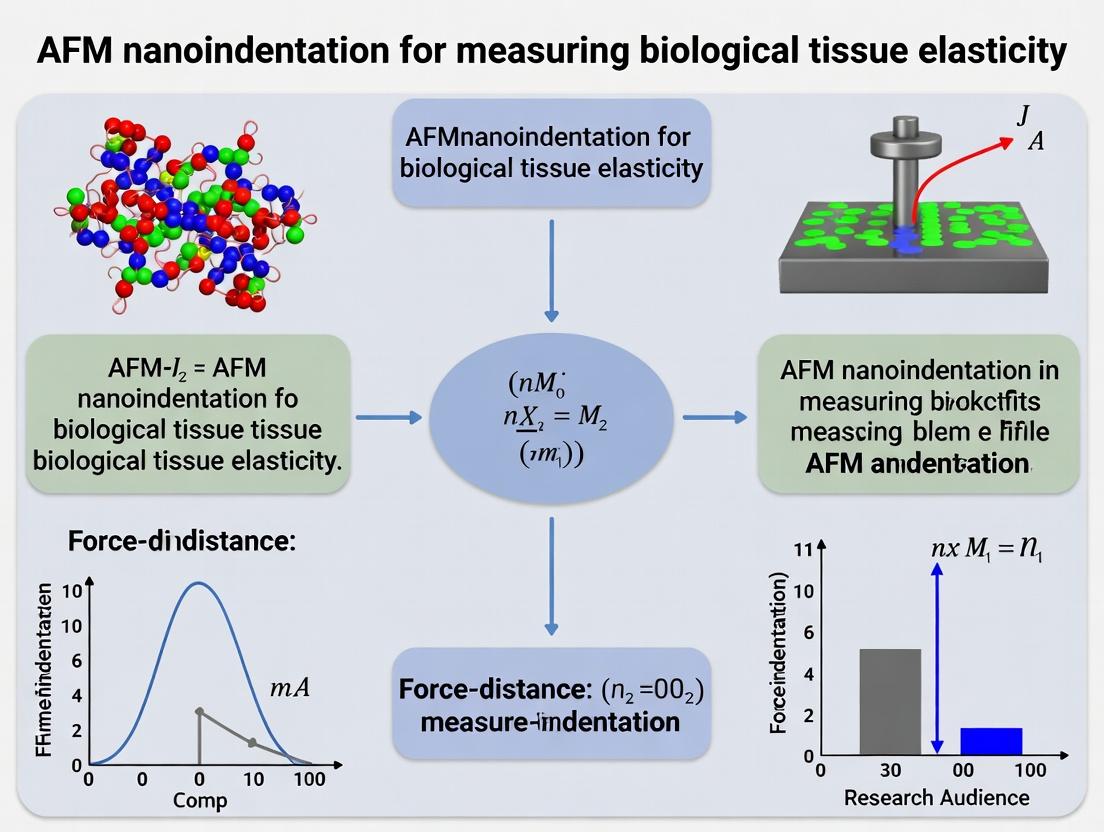 Mapping Tissue Biomechanics: A Comprehensive Guide to AFM Nanoindentation for Biological Elasticity Measurement