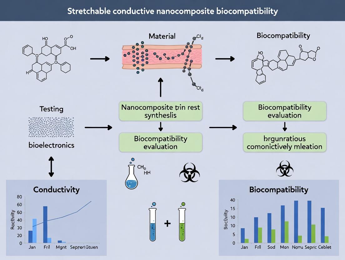 Stretchable Conductive Nanocomposites: A Comprehensive Guide to Biocompatibility for Biomedical Applications