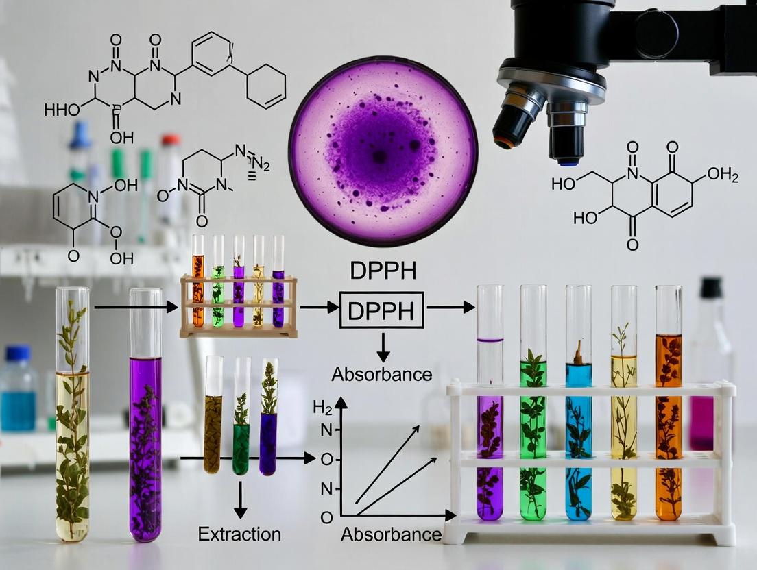 The DPPH Assay: A Comprehensive Guide for Evaluating Antioxidant Activity in Medicinal Plants for Drug Development