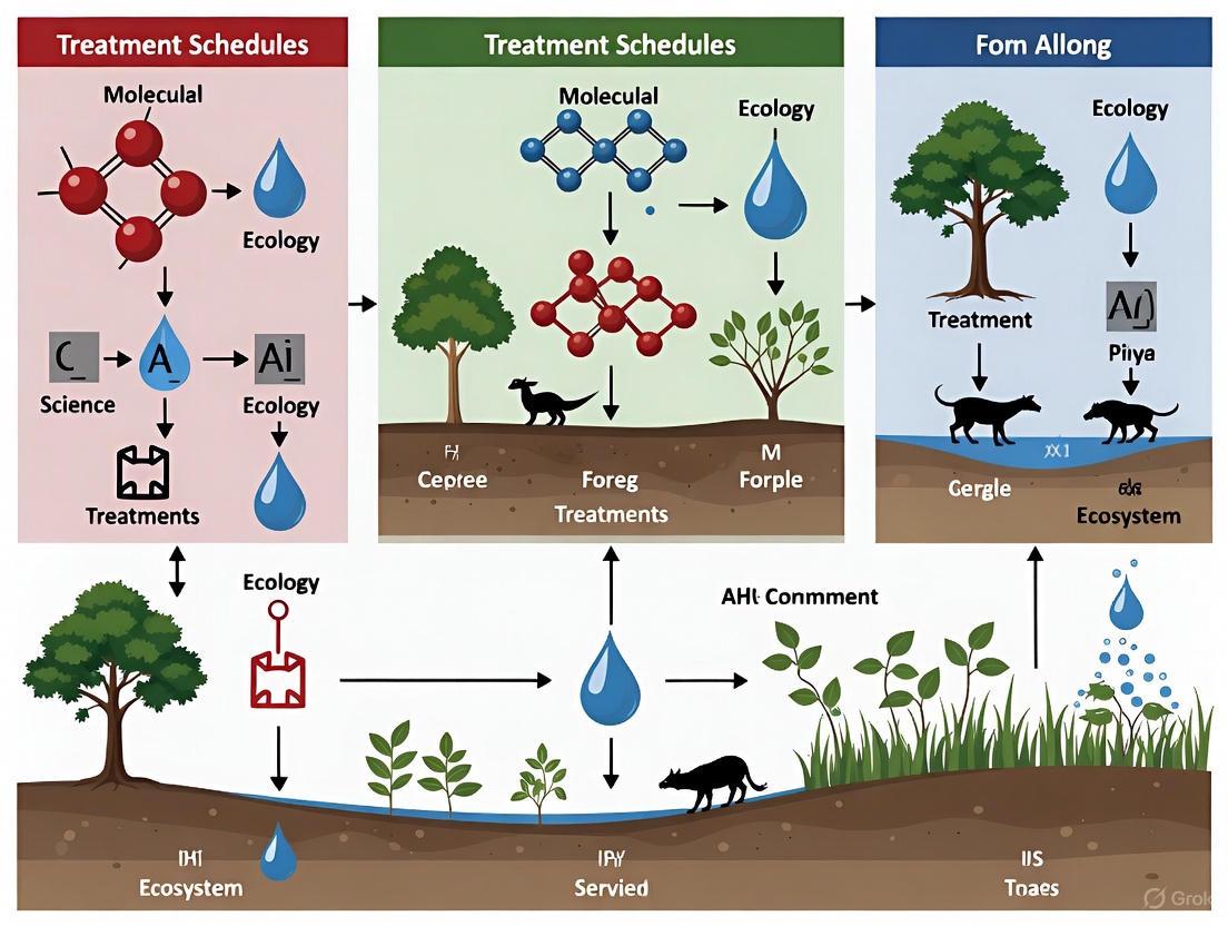 Optimizing Forest Treatment Schedules for Enhanced Ecosystem Services: A Framework for Researchers and Practitioners