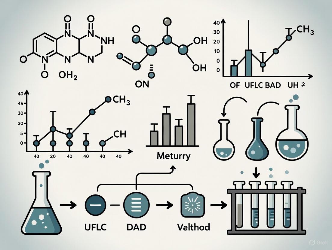 Validating UFLC-DAD Methods for Regulatory Compliance: A Guide to Development, Troubleshooting, and Submission