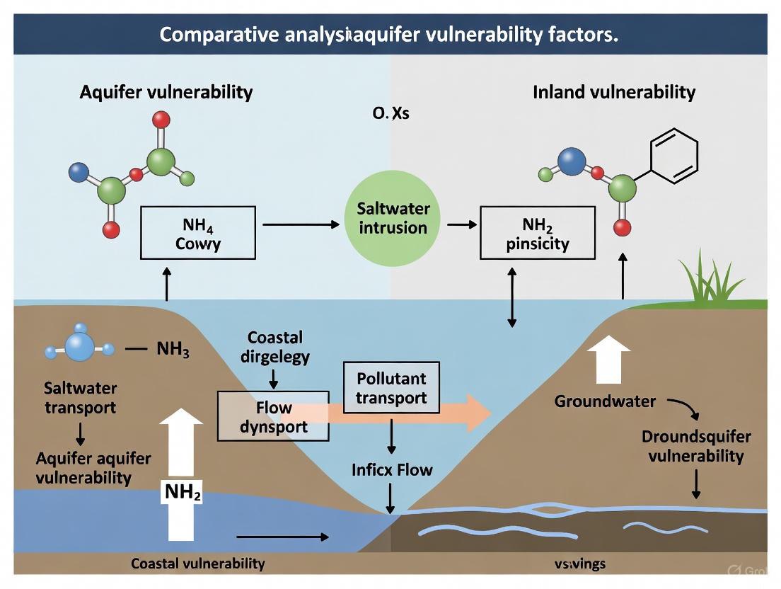 Comparative Analysis of Coastal vs. Inland Aquifer Vulnerability: Drivers, Assessment Methods, and Mitigation Strategies