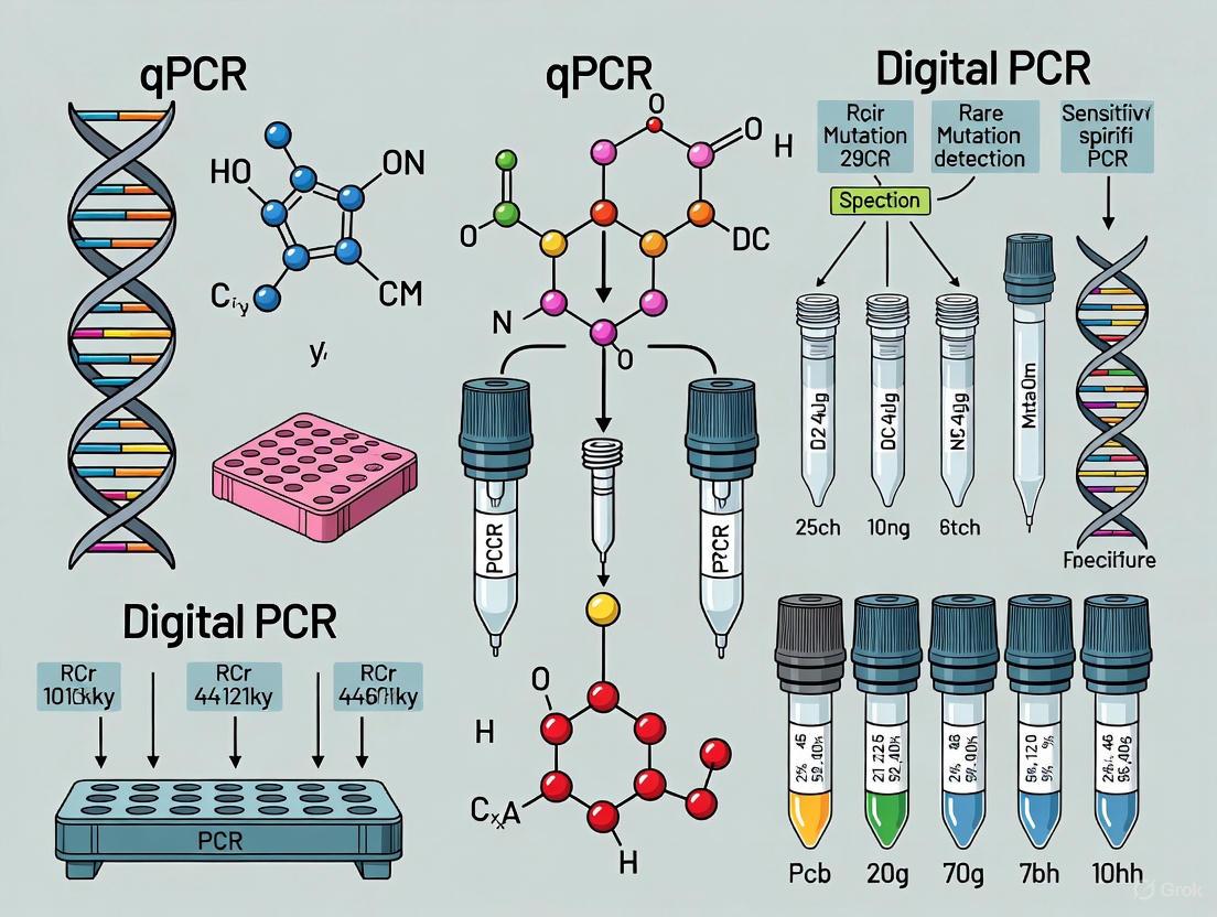 dPCR vs qPCR: Choosing the Optimal Tool for Rare Mutation Detection in Cancer