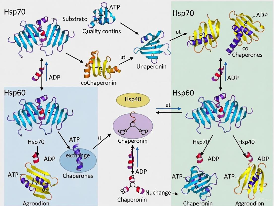 Hsp70 and Hsp60 Chaperone Mechanisms: Orchestrating Proteostasis in Health and Disease