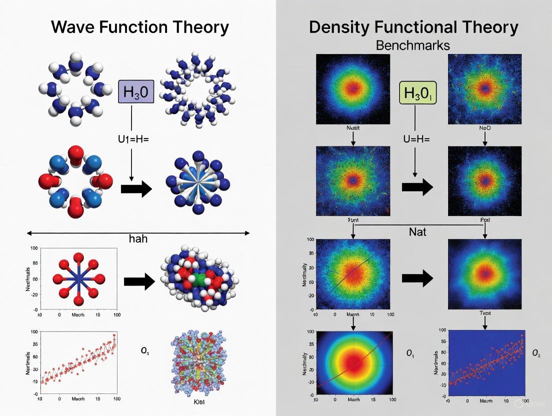 Benchmarking Quantum Chemistry: A Practical Guide to Wave Function Theory vs. Density Functional Theory