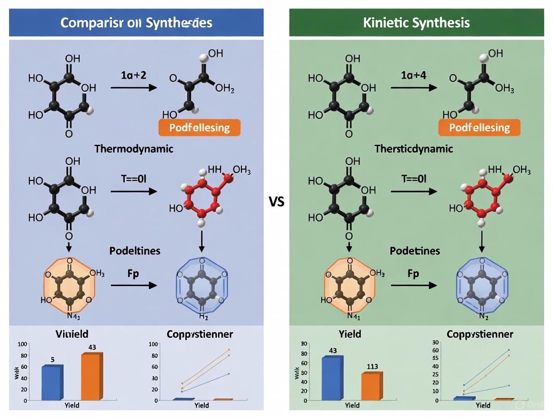 Kinetic vs. Thermodynamic Control: A Strategic Framework for Optimized Synthesis in Drug Development