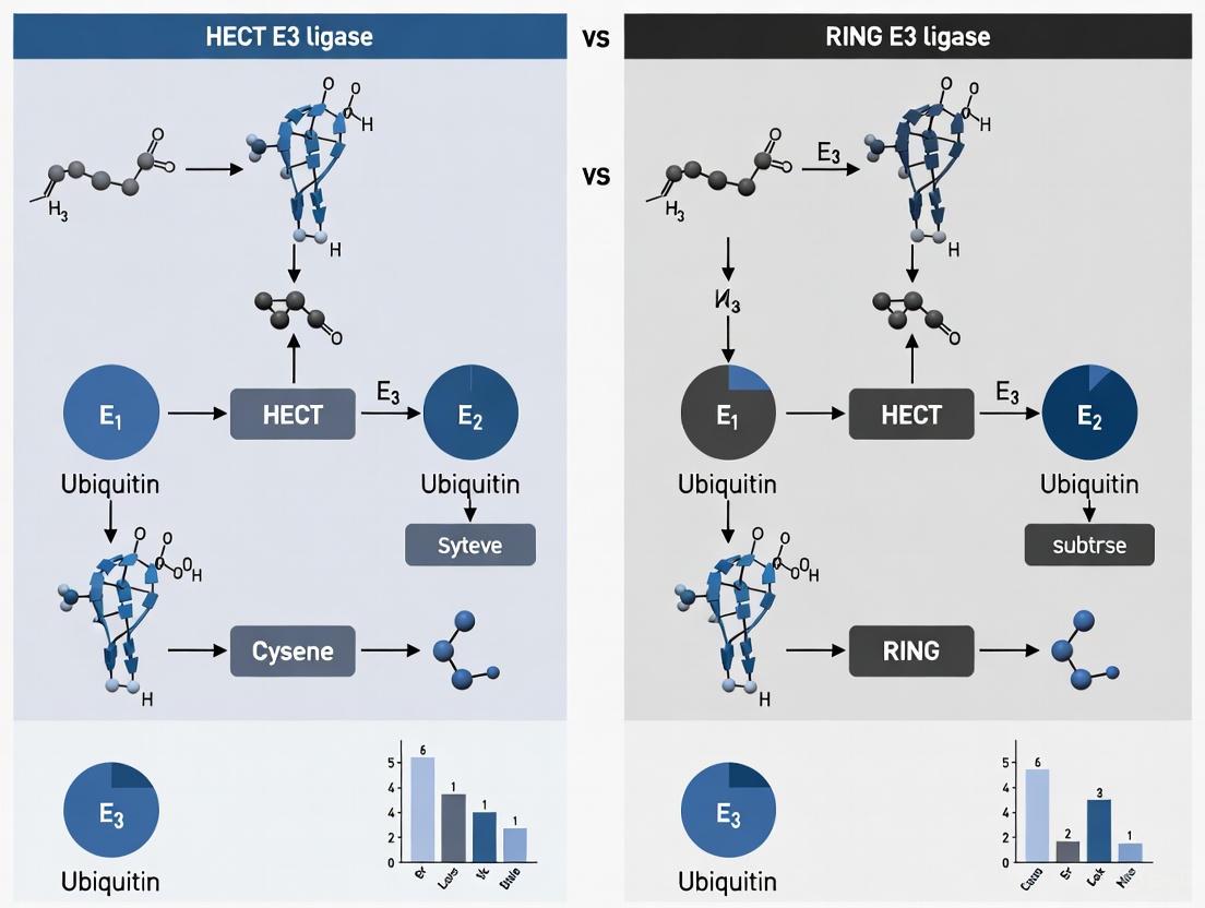 HECT vs. RING E3 Ubiquitin Ligases: Mechanisms, Regulation, and Therapeutic Targeting
